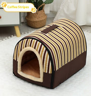 Portable Handle Pet Bed Small And Medium Sized Kennel Warm Cattery