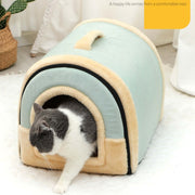 Portable Handle Pet Bed Small And Medium Sized Kennel Warm Cattery