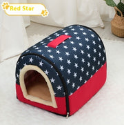 Portable Handle Pet Bed Small And Medium Sized Kennel Warm Cattery