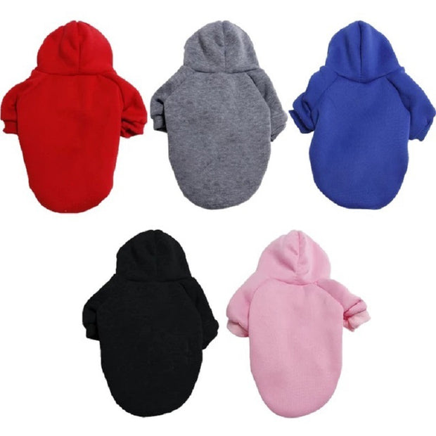 Solid Color Dog Clothes Pet Clothing Apparel Sweaters Dog Sweaters